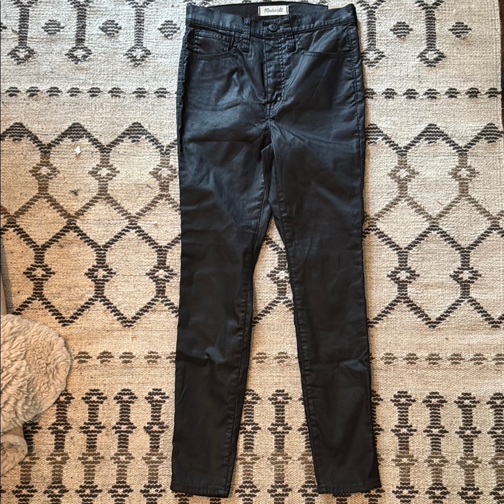 Madewell 10 inch high rise skinny, Black